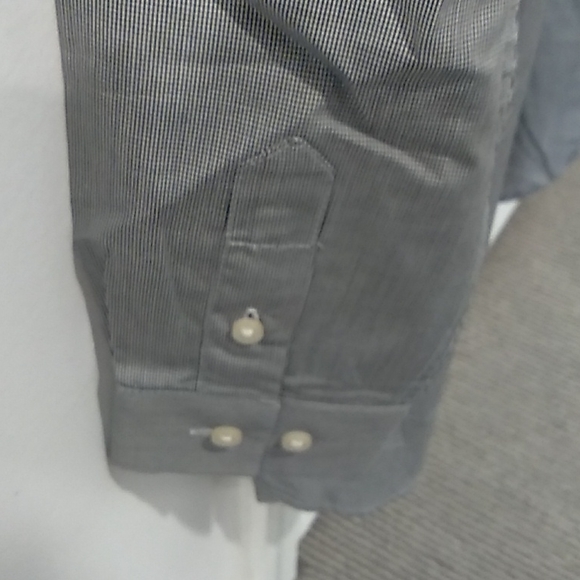 NWT DKNY boys size 8 black and white button down check shirt - Picture 6 of 6